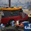 Wildfires bring pollution hazards for unhoused people in LA: ‘Like breathing in lead’