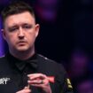 Kyren Wilson chalks his cue