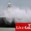 Wind and rain batters UK as country welcomes 2025 – live updates